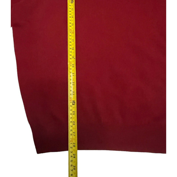 Jos A Bank Classic Collection Mens Wool V-Neck Sweater Size Large Cranberry Red - Picture 4 of 8